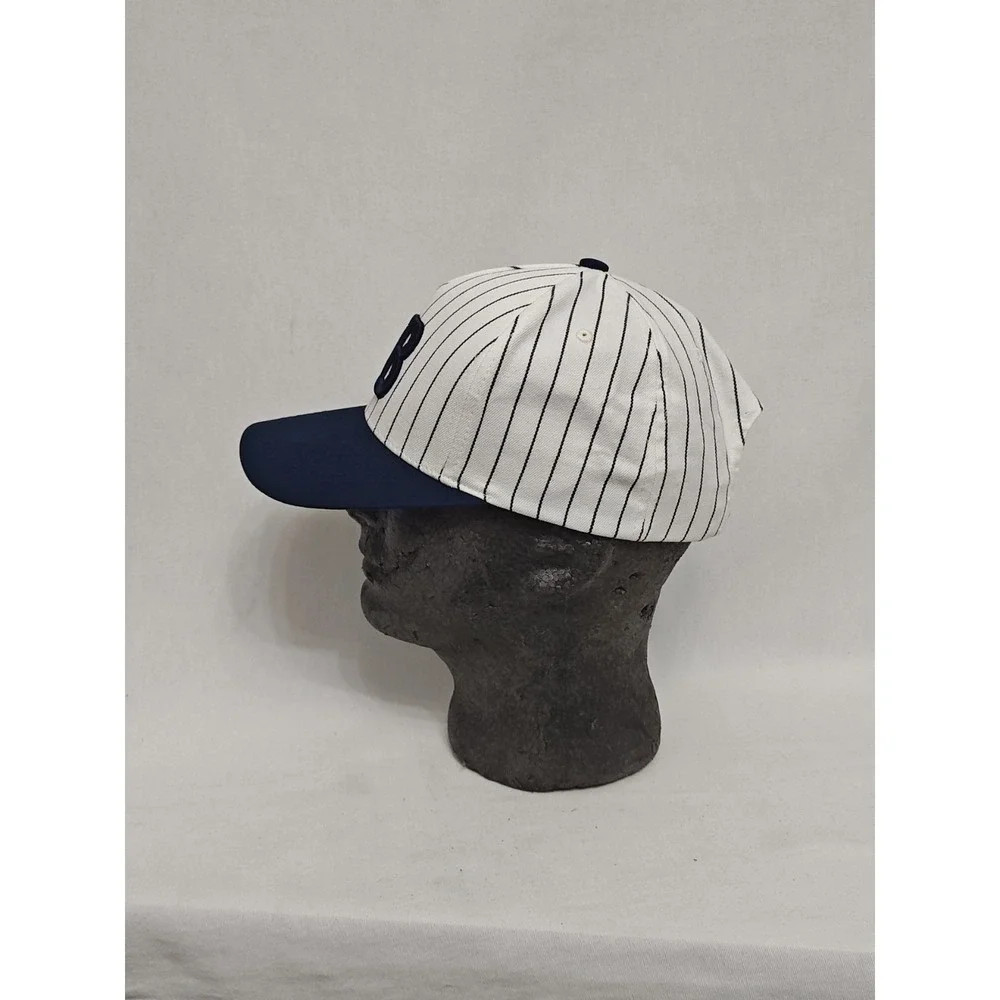 New! Lucky Brand Snapback Hat Cap‎ Navy Pinstripe Baseball Adjustable Men's NWOT